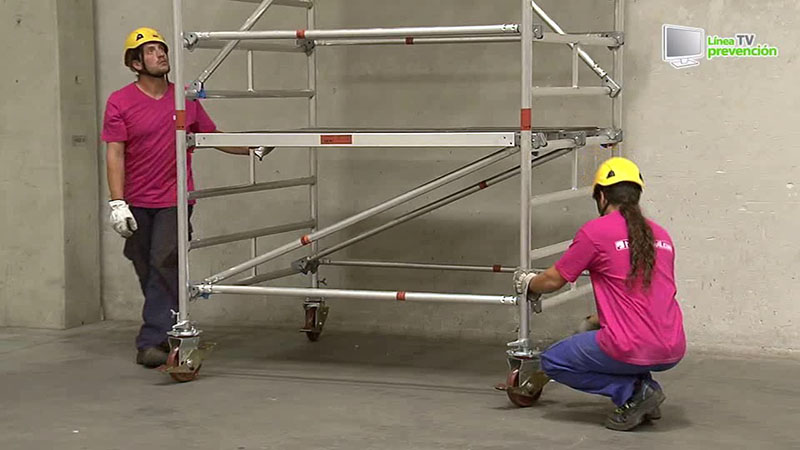Riesgos y medidas preventivas en la utilización de torres de trabajo móviles.
