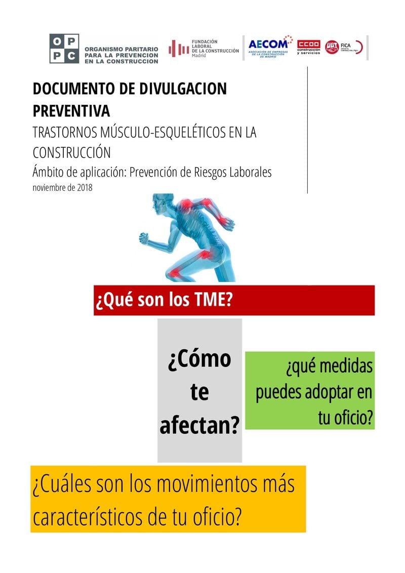 Trastornos músculo-esqueléticos en la construcción.