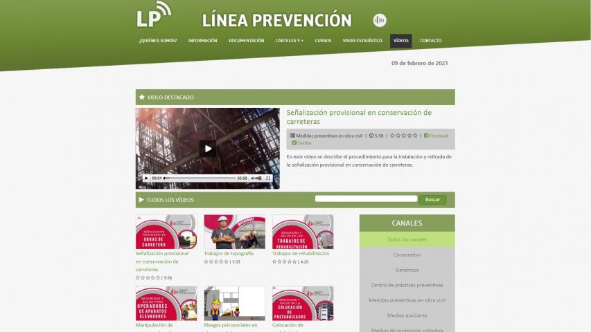 Lineaprevencion.com registró el año pasado un 20,7 % más de visitas que en 2019, afianzándose como referente en el sector de la construcción