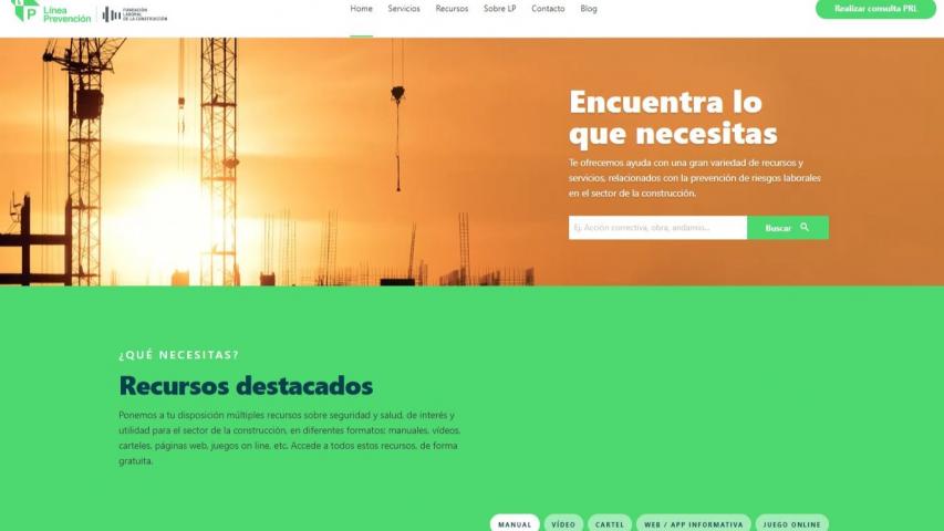 La Fundación Laboral lanza la nueva web de Línea Prevención, con motivo del Día Mundial de la Seguridad y la Salud en el Trabajo