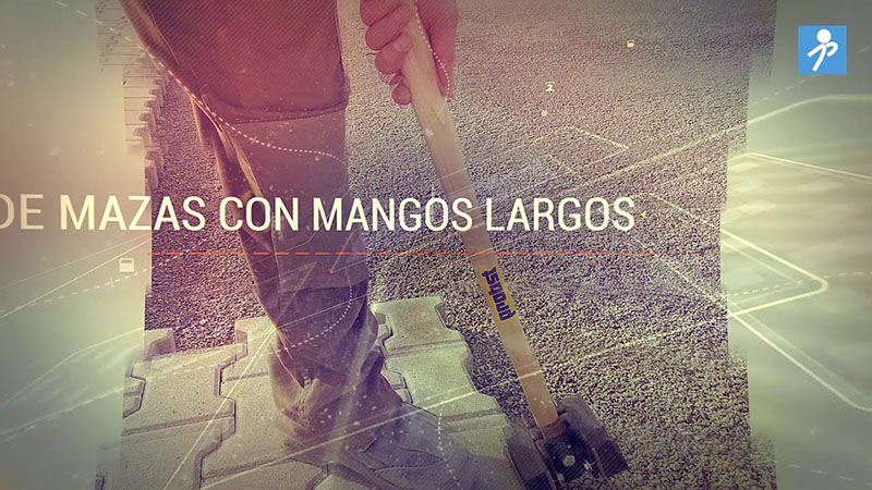 Riesgos ergonómicos: instalación de pavimento exterior.