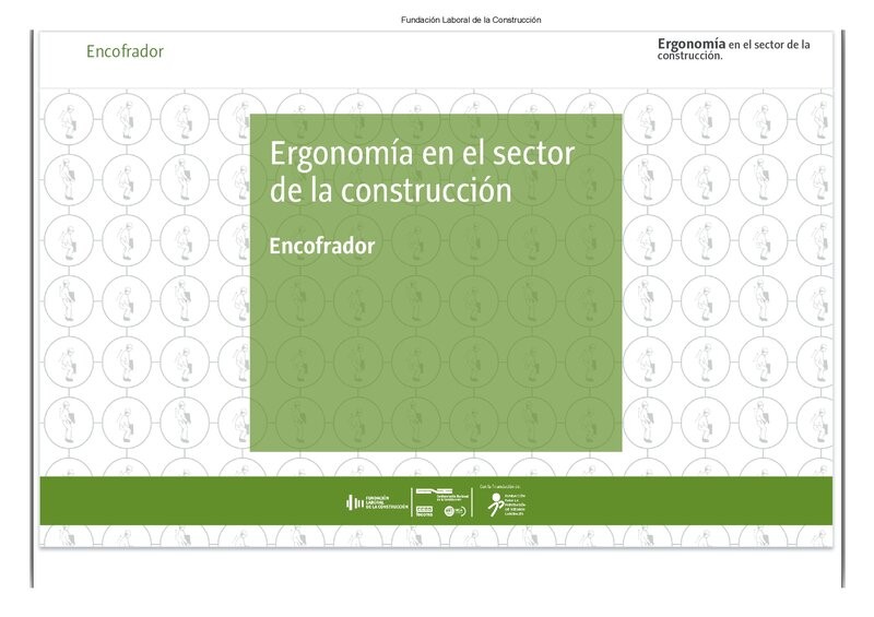 Ficha Encofrador. Recursos prácticos de ergonomía.