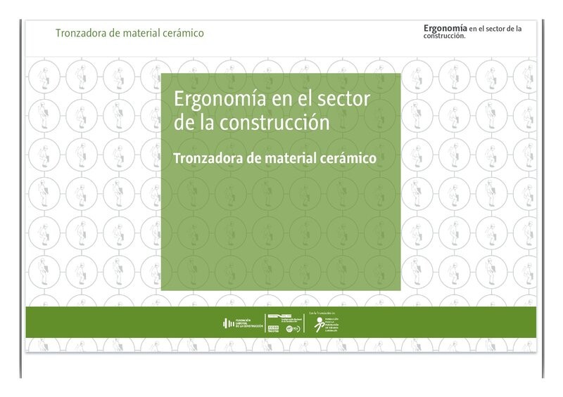 Tronzadora de material cerámico. Riesgos ergonómicos.
