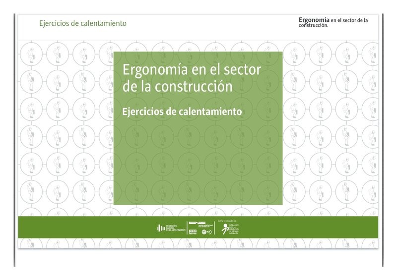 Ejercicios de calentamiento en construcción.