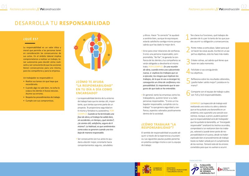 Desarrolla tu responsabilidad.