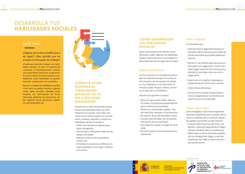 Desarrolla tus habilidades sociales.