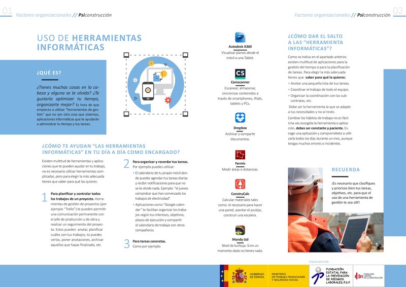 Uso de herramientas informáticas.