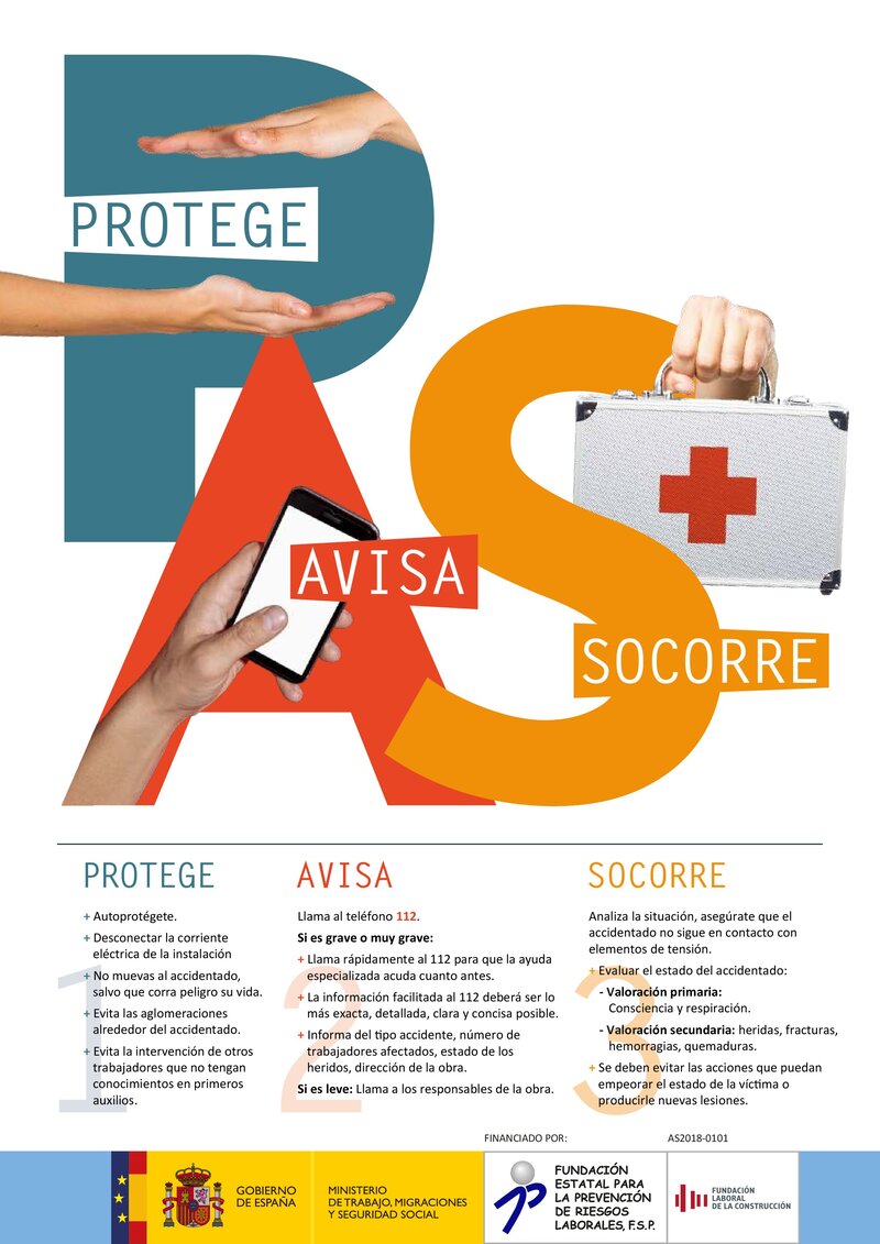 Riesgo eléctrico. Emergencias. PAS.