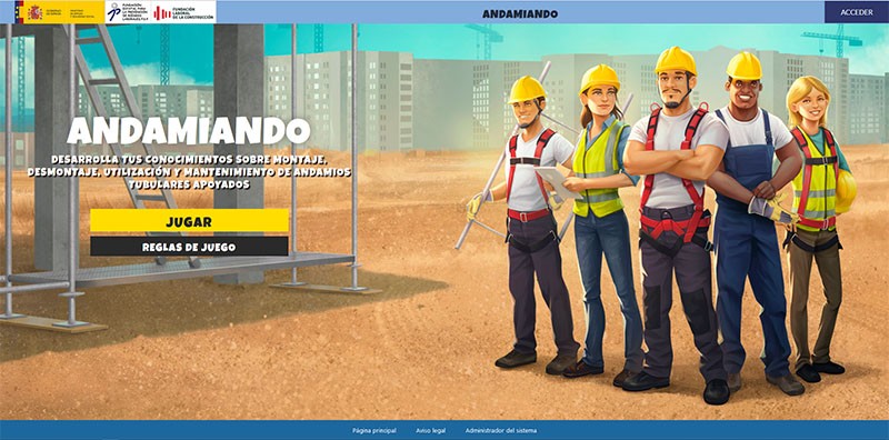 ANDAMIANDO. Montaje, utilización y desmontaje de andamios tubulares.