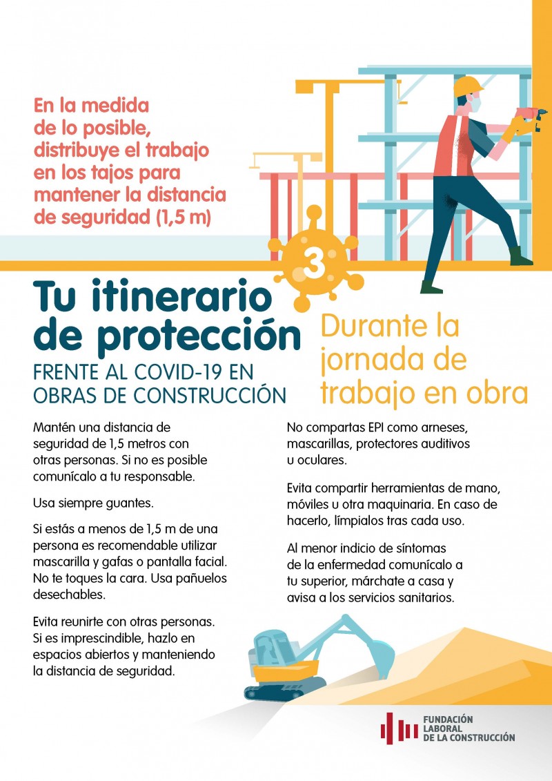 COVID-19. Tu Itinerario de protección 3. Durante la jornada.