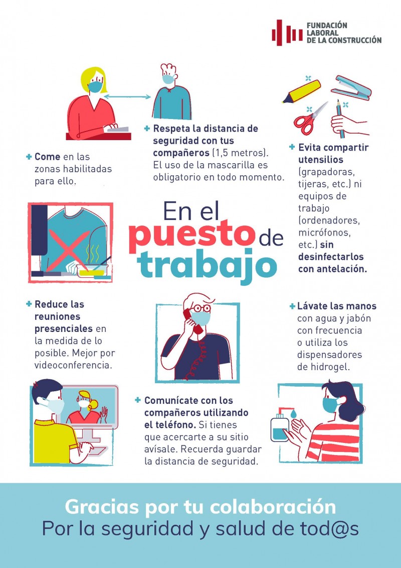 COVID-19. En el puesto de trabajo.