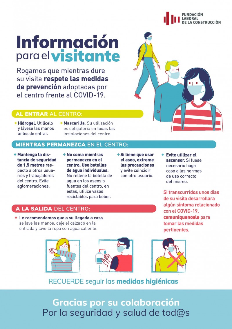 COVID-19. Información para el visitante.