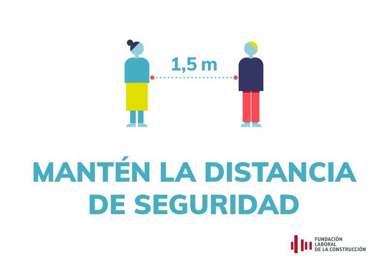 COVID-19. Mantén la distancia de seguridad.