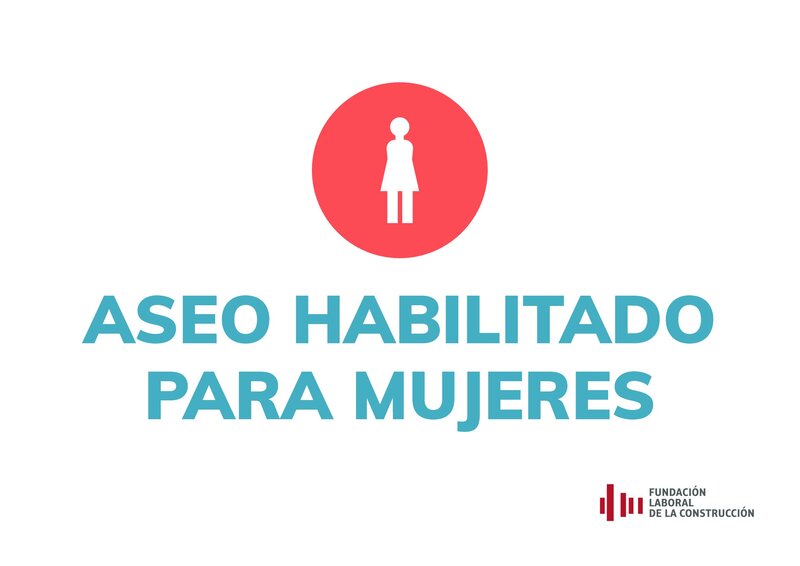 COVID-19. Aseo habilitado para mujeres.