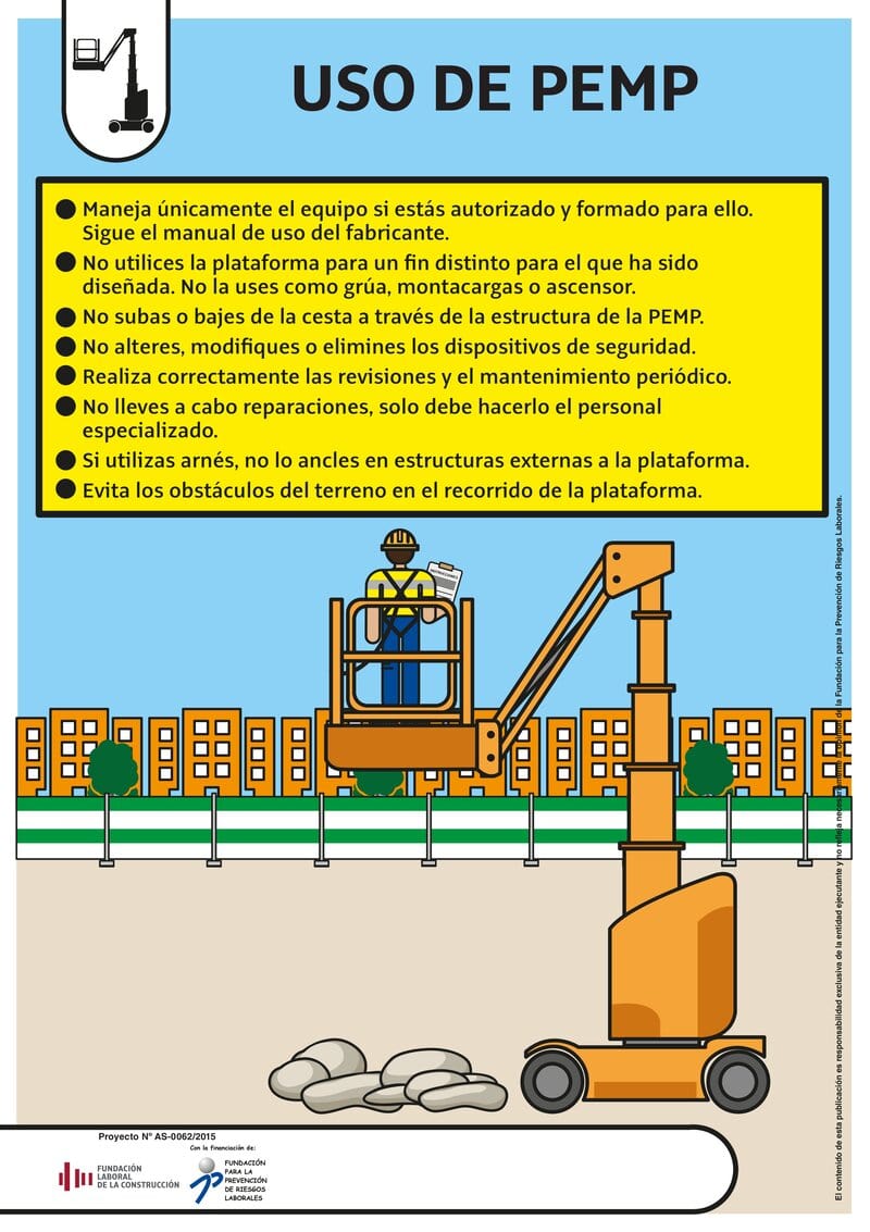 Seguridad en el uso de PEMP.