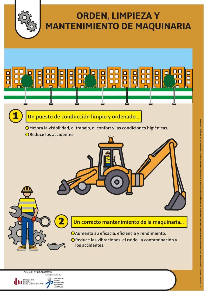 Mantenimiento de maquinaria.