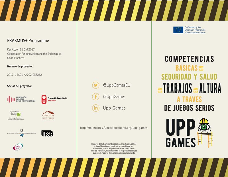 UPP Games. Juego serio sobre trabajos en altura en construcción.